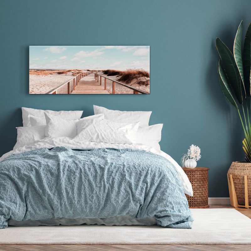 Canvasbillede Clear Beach 60 x 150 cm