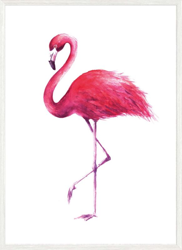 Billede Pink flamingo 50 x 70 cm