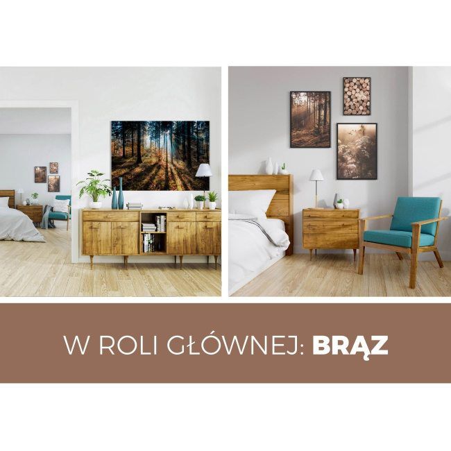 Glasspik Autumn Sunset billede 70 x 100 cm