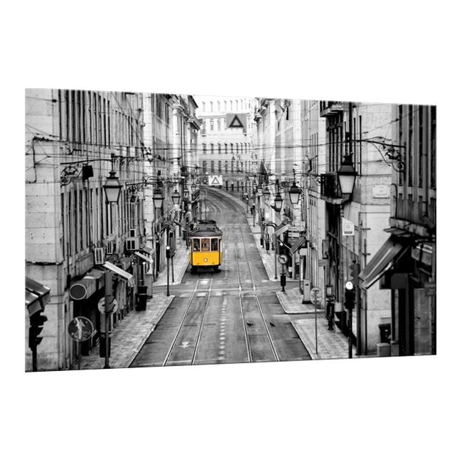 Glasspik Tram billede 80 x 120 cm