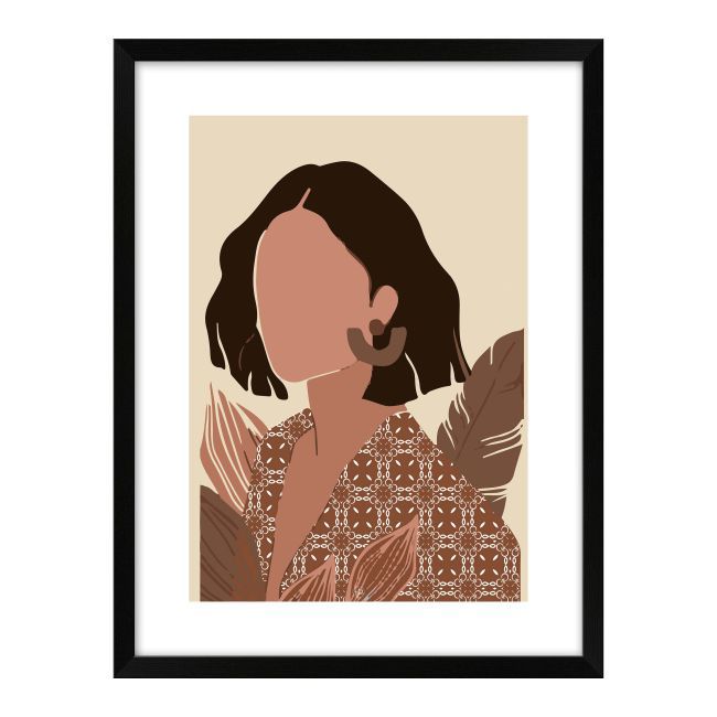 Billede Kvinde uden ansigt 30 x 40 cm