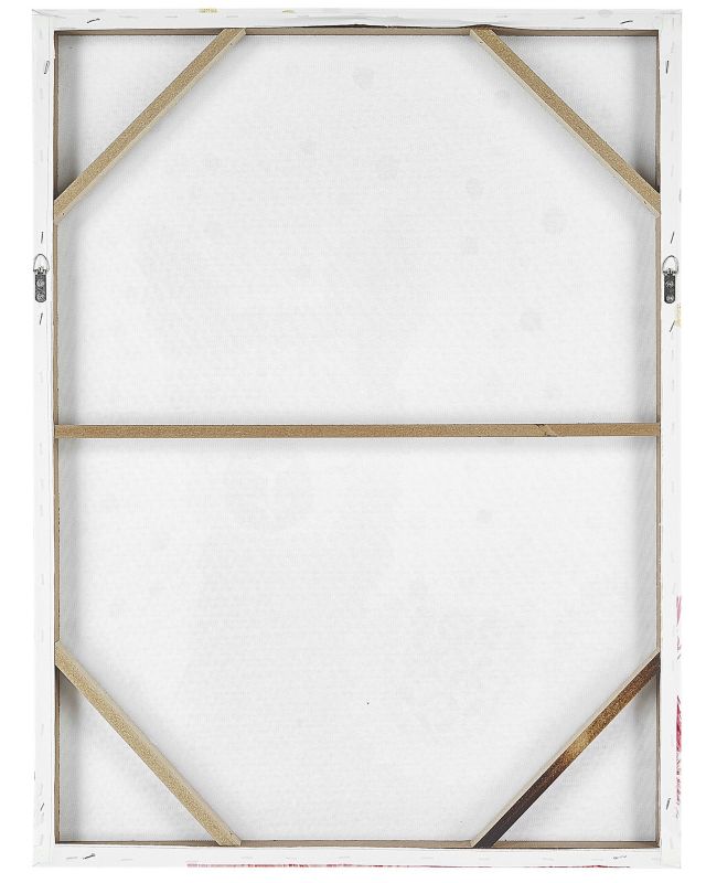 Rektangulært lærredsbillede Afassa 60 x 80 cm Børne- og dyremotiv i pink, 1 stk.