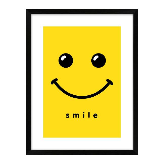 Billede Smile 30 x 40 cm