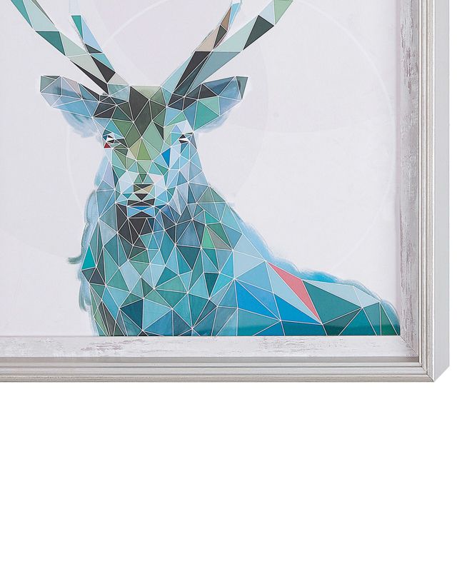 Kayes rektangulært billede i ramme 30 x 40 cm Dyremotiv Blå 1 stk.