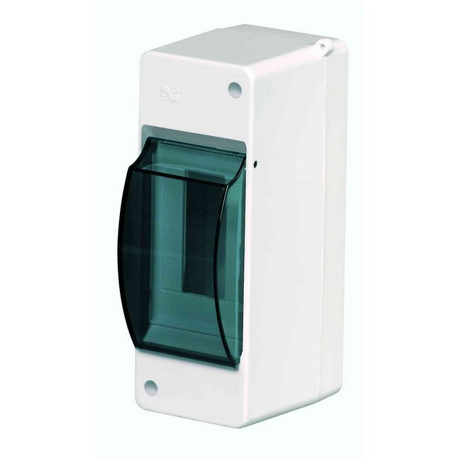 Overflademonteret Elektro-Plast Elegant kapsling med glas, 2-moduls IP30