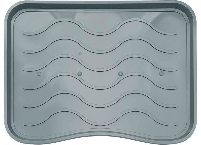 Sko- og støvleafdrykker 38 x 50 cm grå