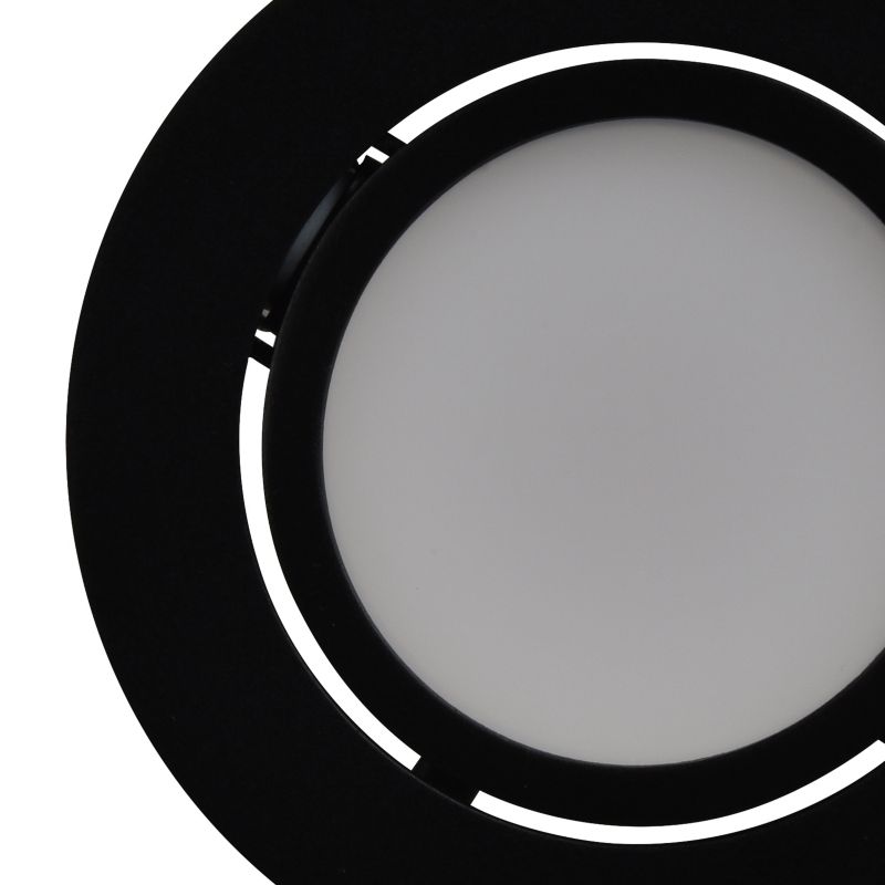 LED Indbygningsspot Bothe 600 lm 2700 K Sort