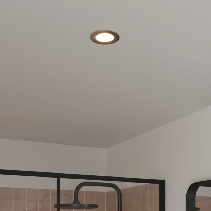 GoodHome Leavitt indbygningsspot 300 lm IP44 4000 K sølv