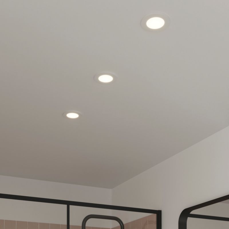 GoodHome Leavitt LED-indbygningsspot 345 lm IP44 4000 K hvid 3 stk.