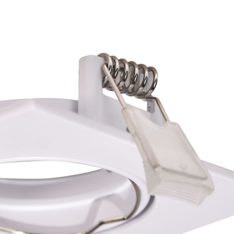 GoodHome Ares kvadratisk loftspot i hvid