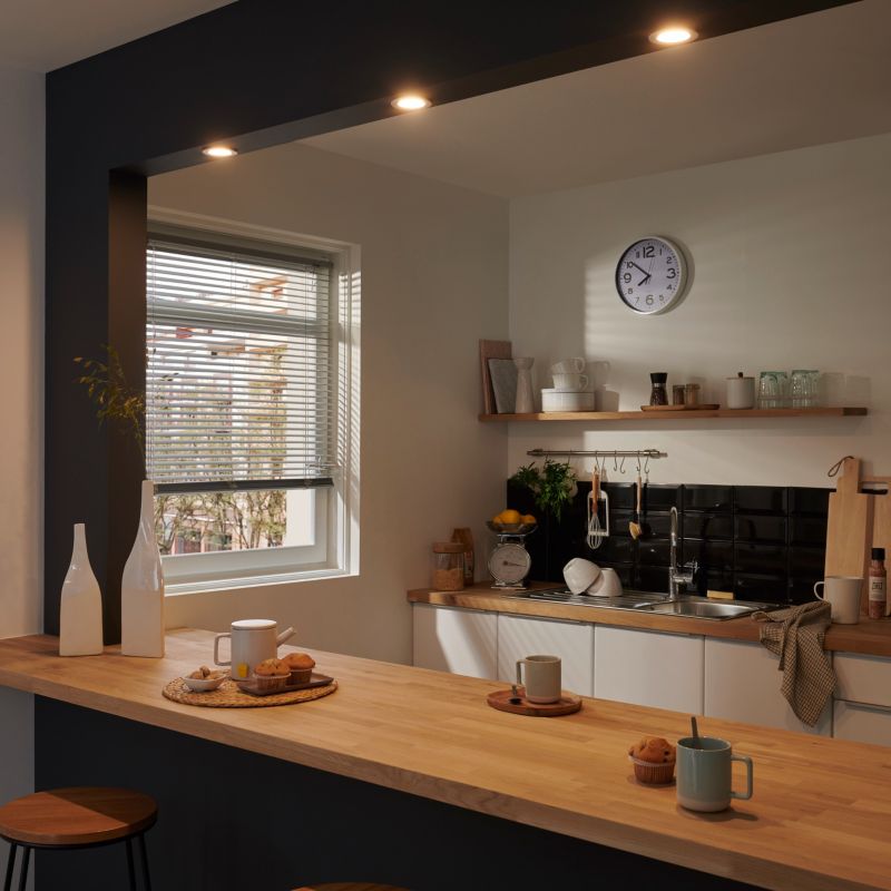 LED-indbygningsspot Colours Thorold 2700/4000 K rund krom