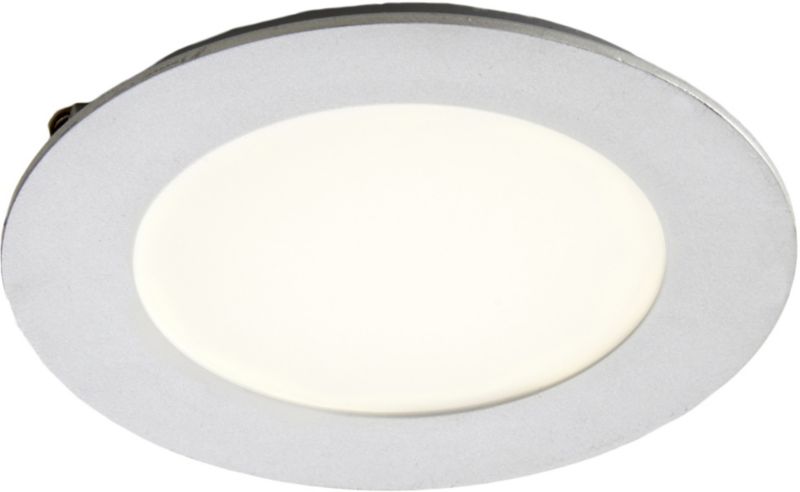 Rund LED-indbygningsspot Colours Octave 380 lm 4,8 W i sølv