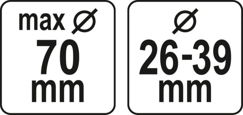 Yato støvudsugning til mejsling og boring 70 mm