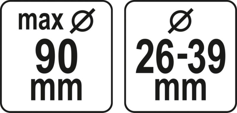 Støvudsugning til hulsavbor Yato 90 mm