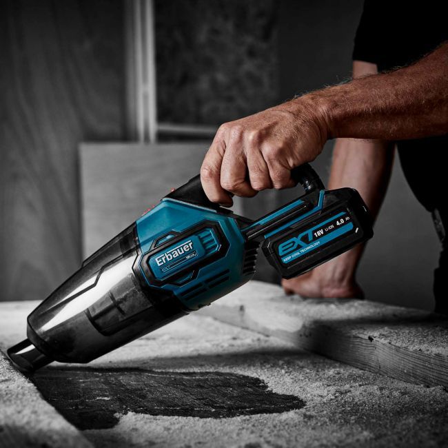 Erbauer 18 V håndstøvsuger uden batteri