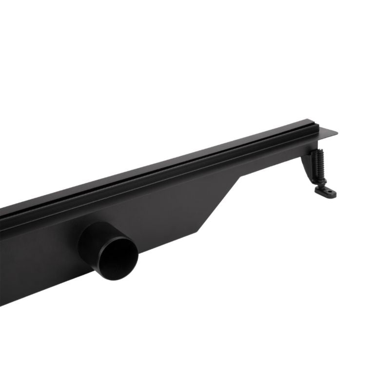 Vogi Ultra Slim smal lineær afløb 90 cm sort 1 stk.