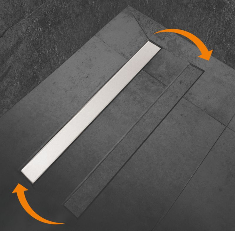 Jano Real Duo lineært afløb med rist 90 cm