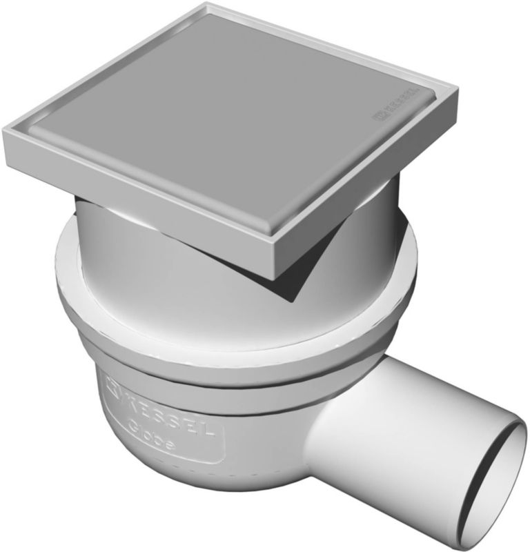 Kessel Globe punktafløb 10 x 10 cm