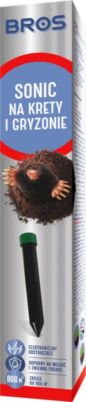 Bros Sonic muldvarpe- og gnaverafskrækkende enhed
