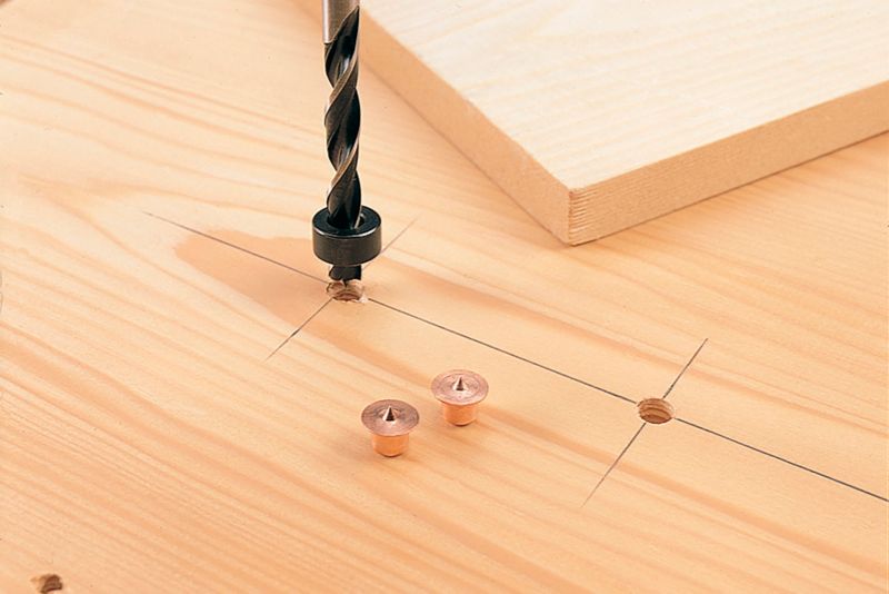 Dybdebegrænsere til træbor 3 stk. wolfcraft 2751000