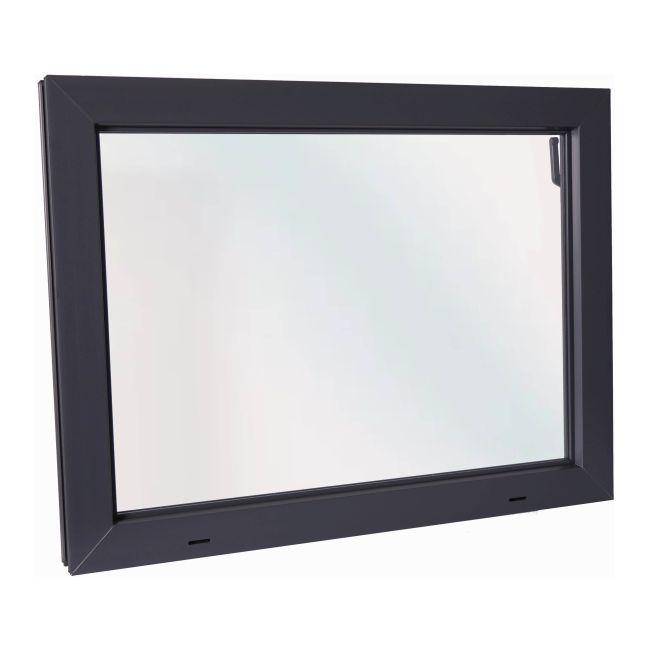 ACO PCV erhvervsvindue 80 x 60 cm i antracit