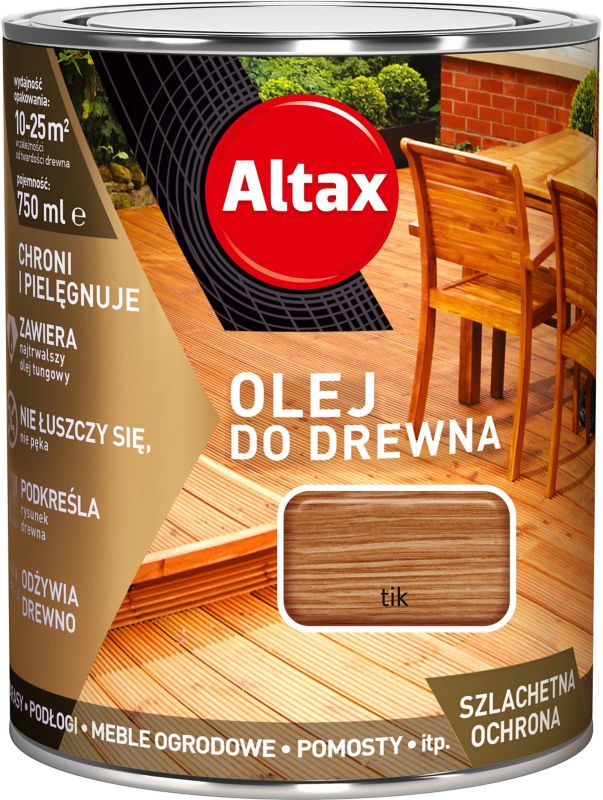 Altax tik træolie 0,75 l