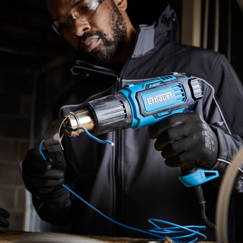 Erbauer LCD varmepistol 2000 W