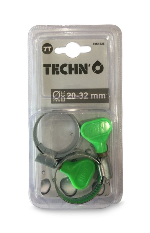 Klemmet bånd til slange Ø 20-32 mm, 9 mm