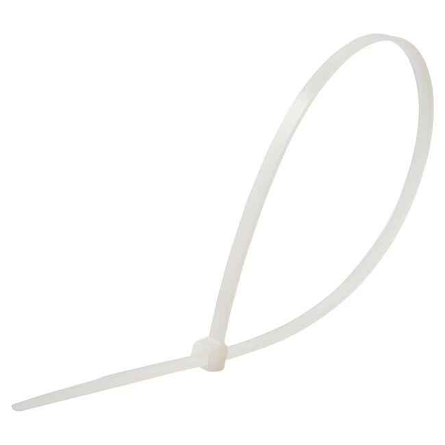 Diall kabelbindere 4,8 x 350 mm hvide 50 stk