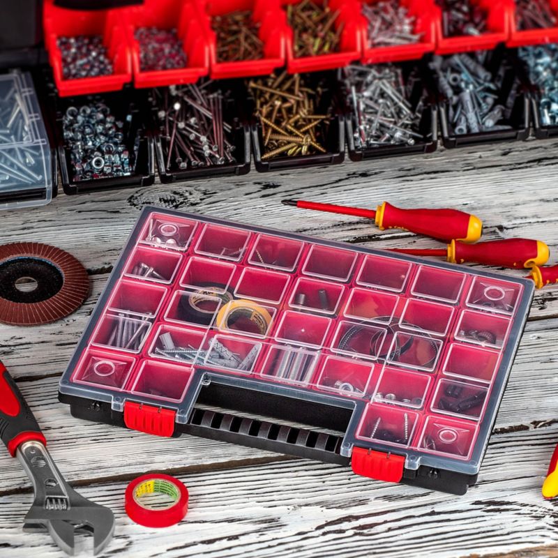 KADAX værkstedsorganizer med 21 skuffer