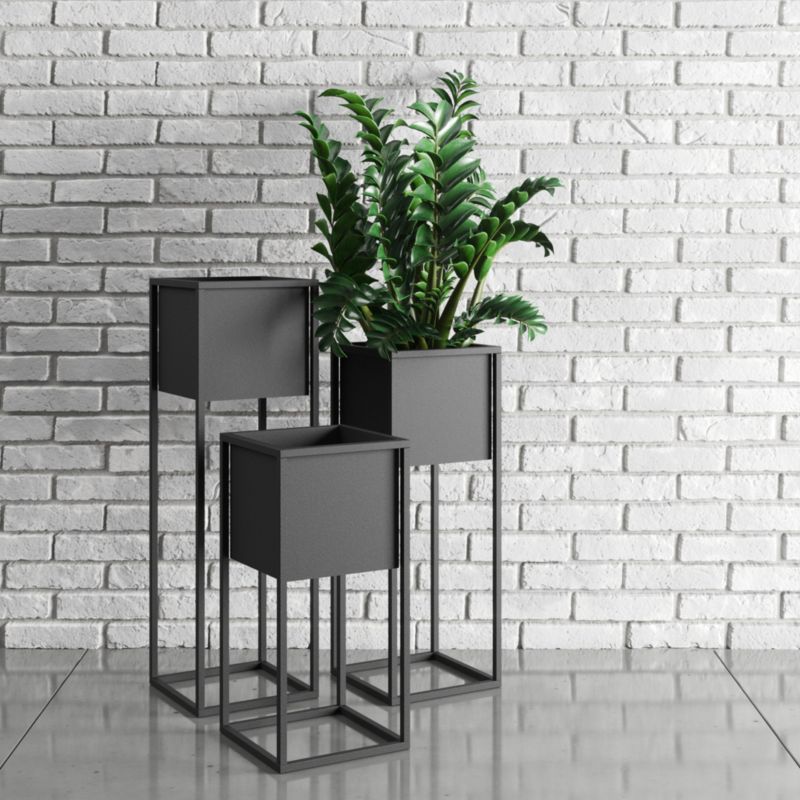 Your Loft Design Black plantepotteovertræk 28x28x75 Monaco M 1 stk.