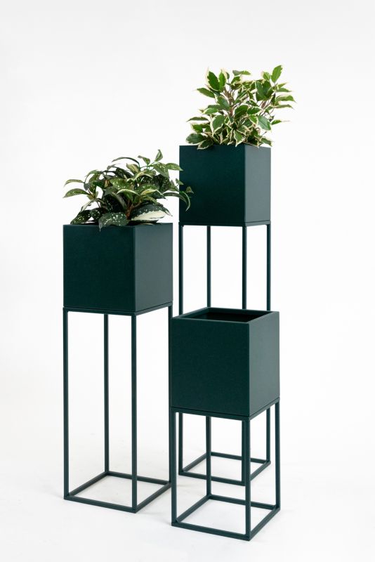 Your Loft Design Lorient osłonka til potte Emerald 19x19x87 cm, L, 1 stk.