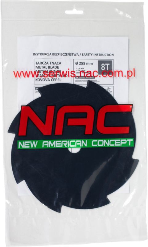 NAC 8T skæreskive
