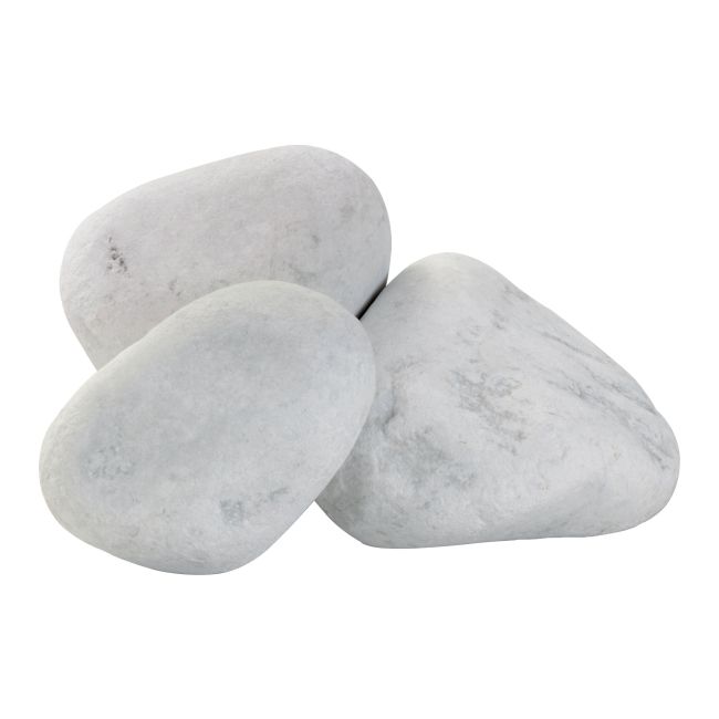 Blooma Carrara rullesten 25-40 mm 20 kg hvid