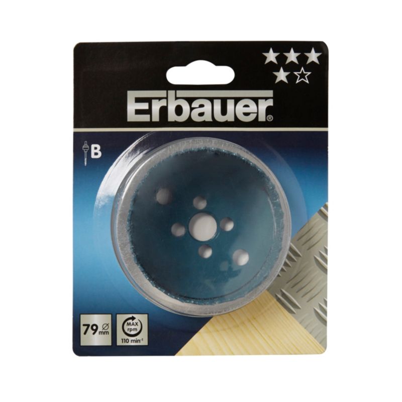 Bimetal hulsave Erbauer 79 mm