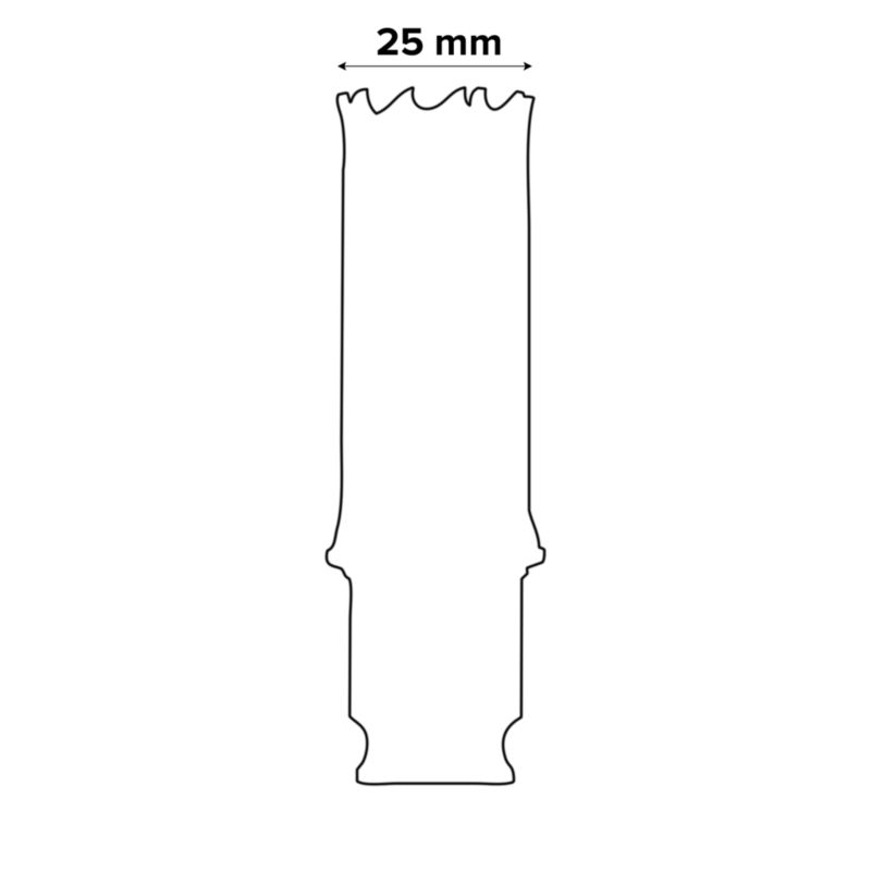 Bosch bimetal-hulsave 25 mm