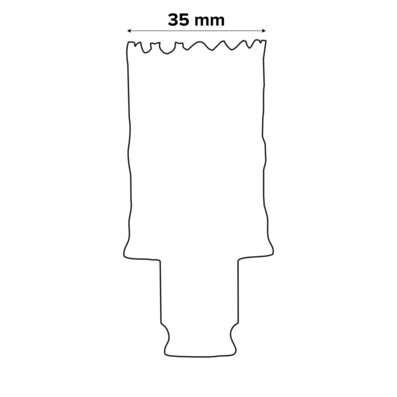 Bosch bimetal-hulsave 35 mm