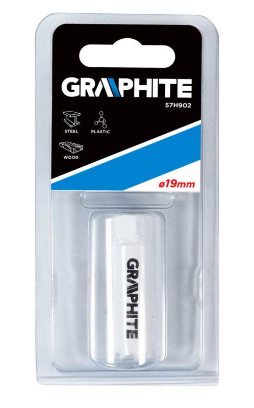 Bimetal-hulsave GRAPHITE 19 mm med progressivt tandet design, 1 stk.