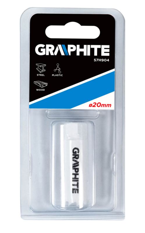 Bimetal hulsave GRAPHITE 20 mm med progressivt tanddesign, 1 stk.