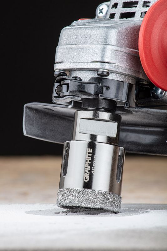 Diamantkernebor GRAPHITE 40 mm med gevind M14, 1 stk.