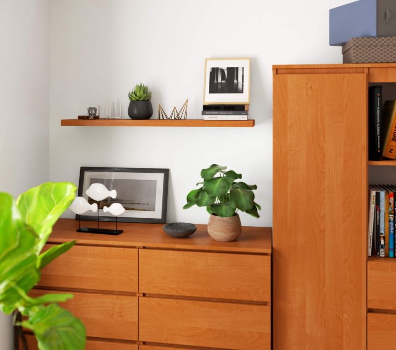 Akord PS5 Olg Hylde 100 cm i mat olg finish 100x20x3,2 cm, 1 stk.