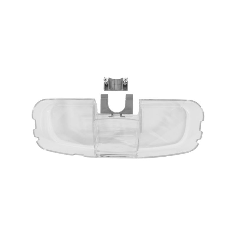 Badeværelseshylde Transparent 33x11x7 cm | 5901583509773