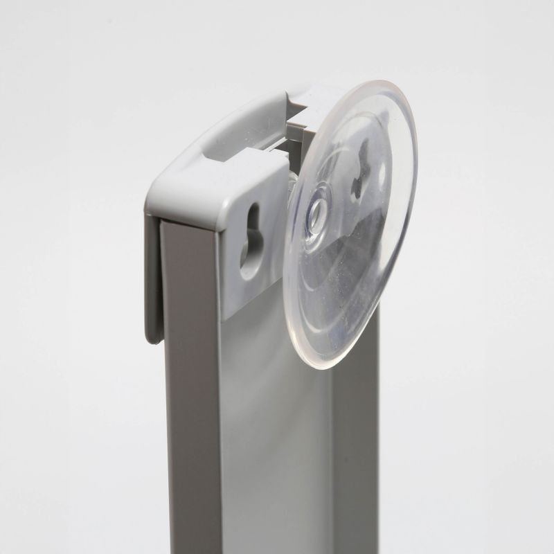 Sepio væghængt badeværelseshylde i transparent materiale, 1 stk.