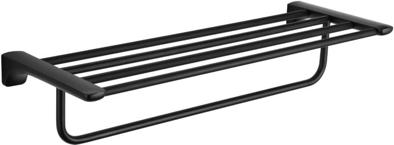 Mexen Lea sort håndklædehylde 57 x 12 cm, 5 stk.
