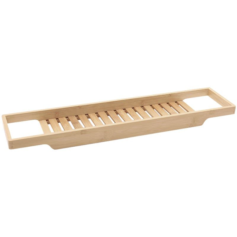 Mexen Bamboo badekarshylde i naturlig bambus 70 cm, 1 stk.