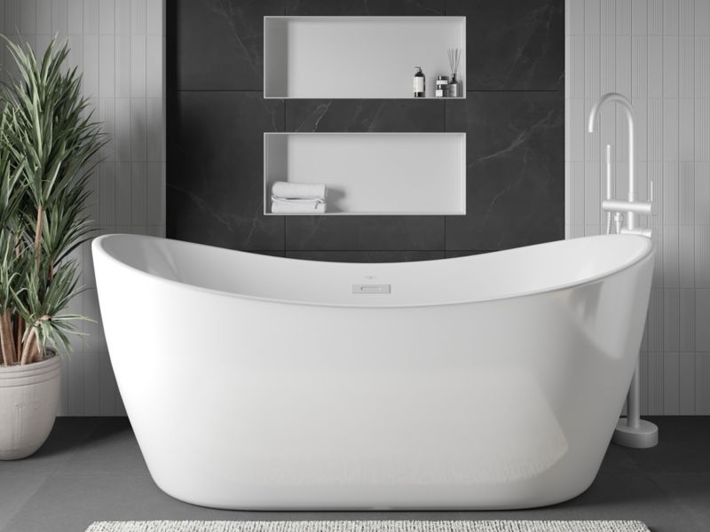 Indbygget hylde Mexen X-Wall-NR hvid 75 x 30 cm 1 stk.