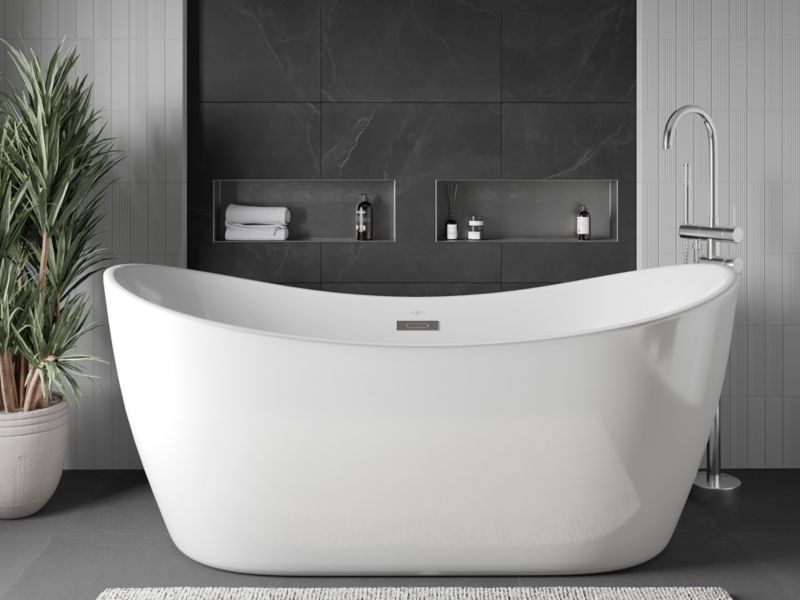 Indbygget hylde Mexen X-Wall-NR inox 60 x 20 cm 1 stk.