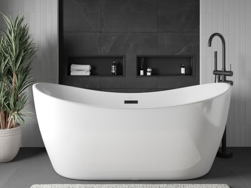 Indbygget hylde Mexen X-Wall-R sort 60 x 20 cm 1 stk.