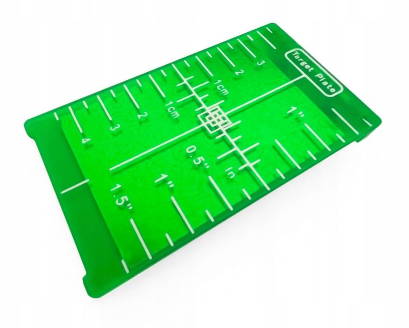 DEKO laserpejlingsplade til lasere, 1 stk.