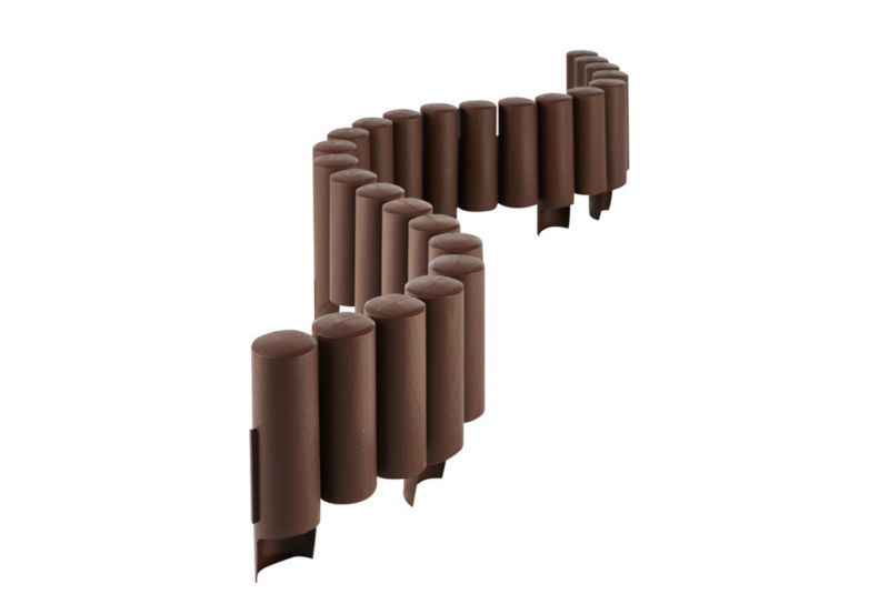 Ipal Plus havepalisade 2,4 m brun